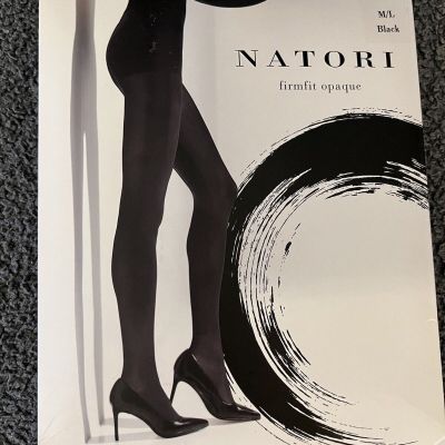 Natori Ultra Control Firm Fit 40D, Opaque Tights, Black, M/L (130-175 lbs) $36